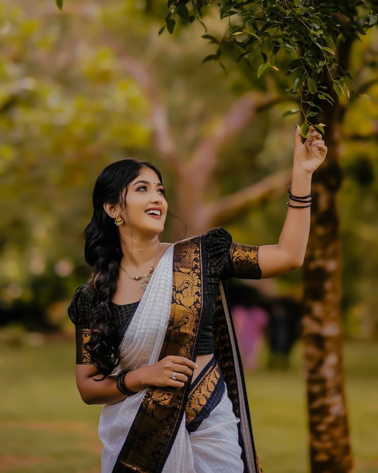 Nothing makes an indian girl look as beautiful as a saree